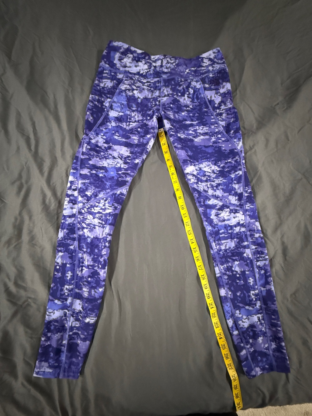 The North Face Purple Digital Camo Leggings